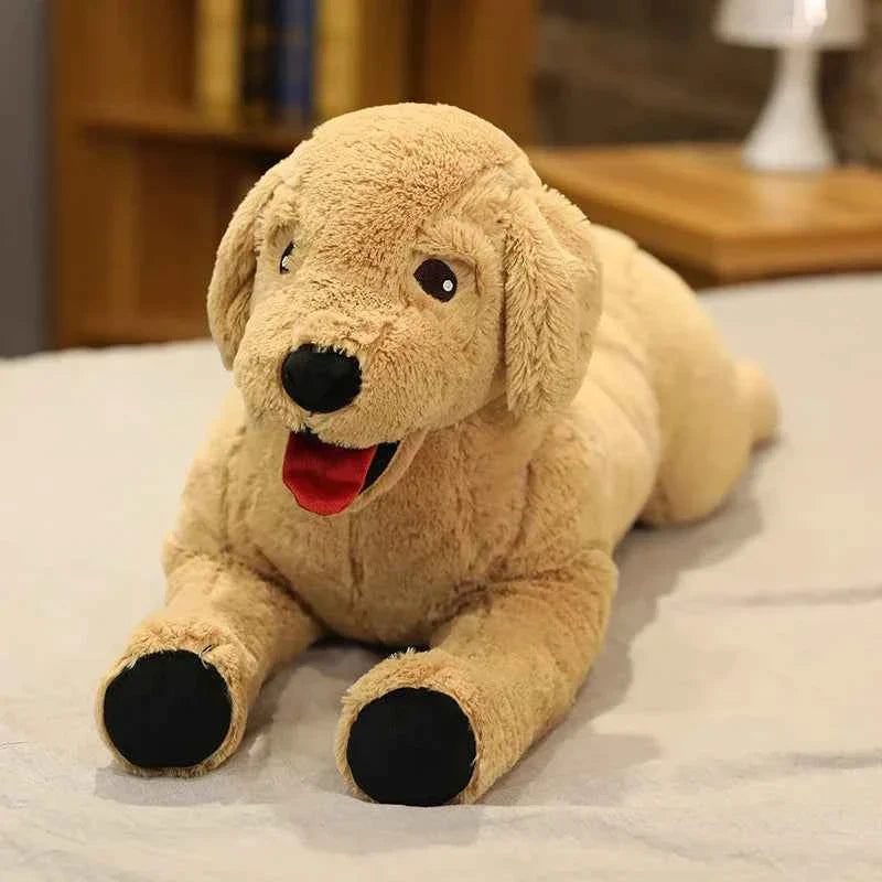 Lifelike Labrador Dog Plush Toy (13.8/29.5 in) - Creative Simulation Puppy Doll Gift