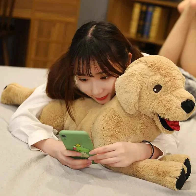 Lifelike Labrador Dog Plush Toy (13.8/29.5 in) - Creative Simulation Puppy Doll Gift
