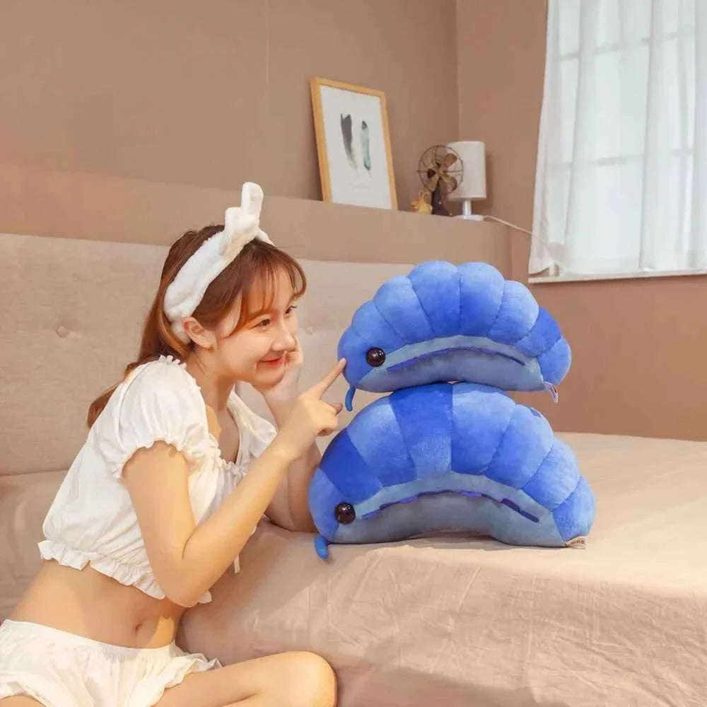 Creative Simulation Isopod Plush Toy (11.8/19.7 in) - Soft Insect Nap Pillow Cushion