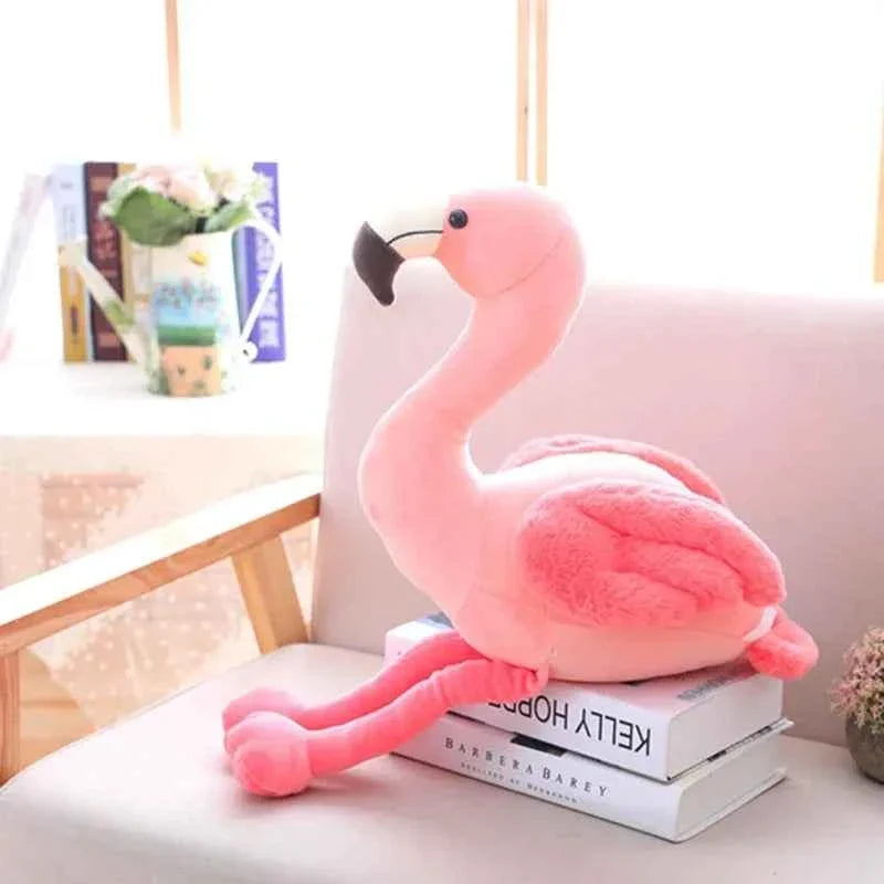 Cute Pink Flamingo Plush Toy (9.8-19.7 in) - Soft Stuffed Bird Doll Home Decor Gift