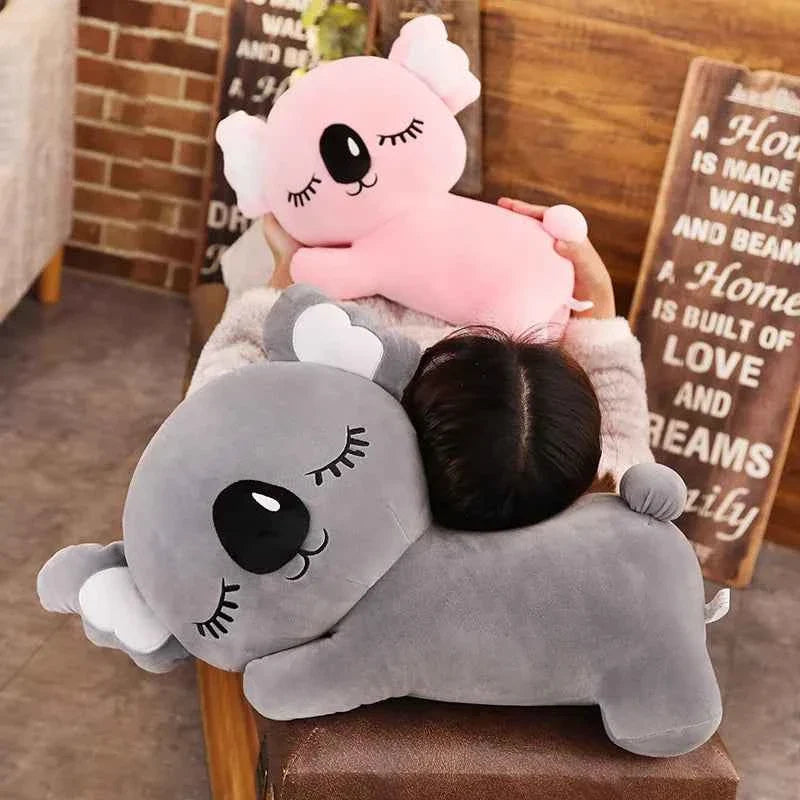 Giant Kawaii Koala Plush Toy (13.8-29.5 in) - Soft Stuffed Animal Sleeping Pillow Gift