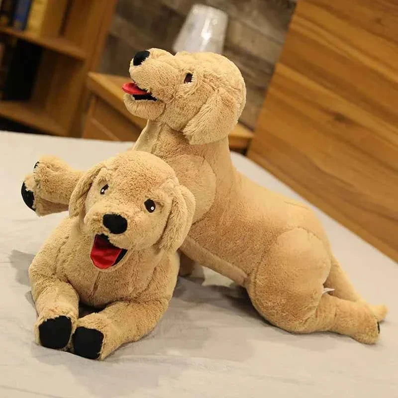 Lifelike Labrador Dog Plush Toy (13.8/29.5 in) - Creative Simulation Puppy Doll Gift