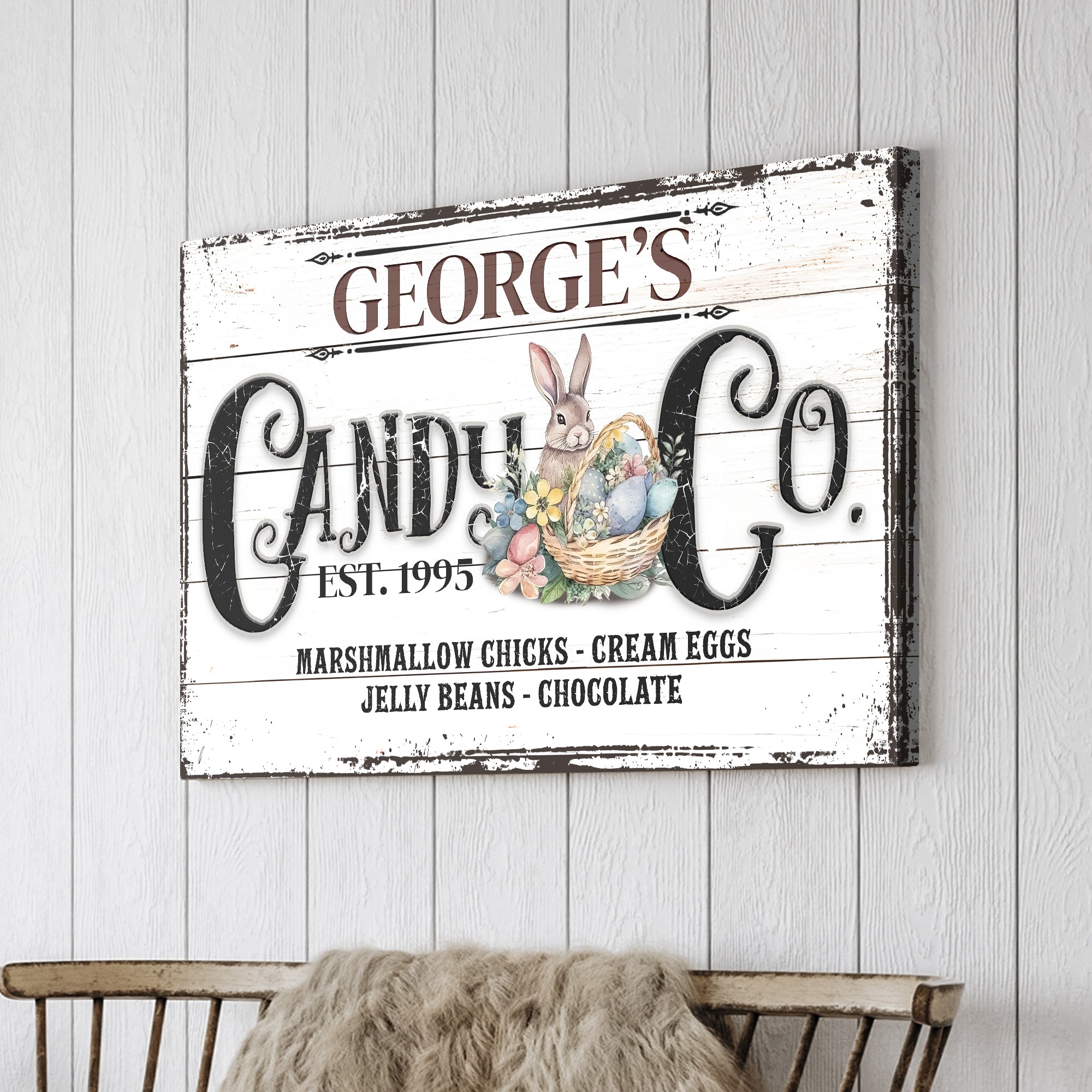 Honey Bunny Candy Company Sign II