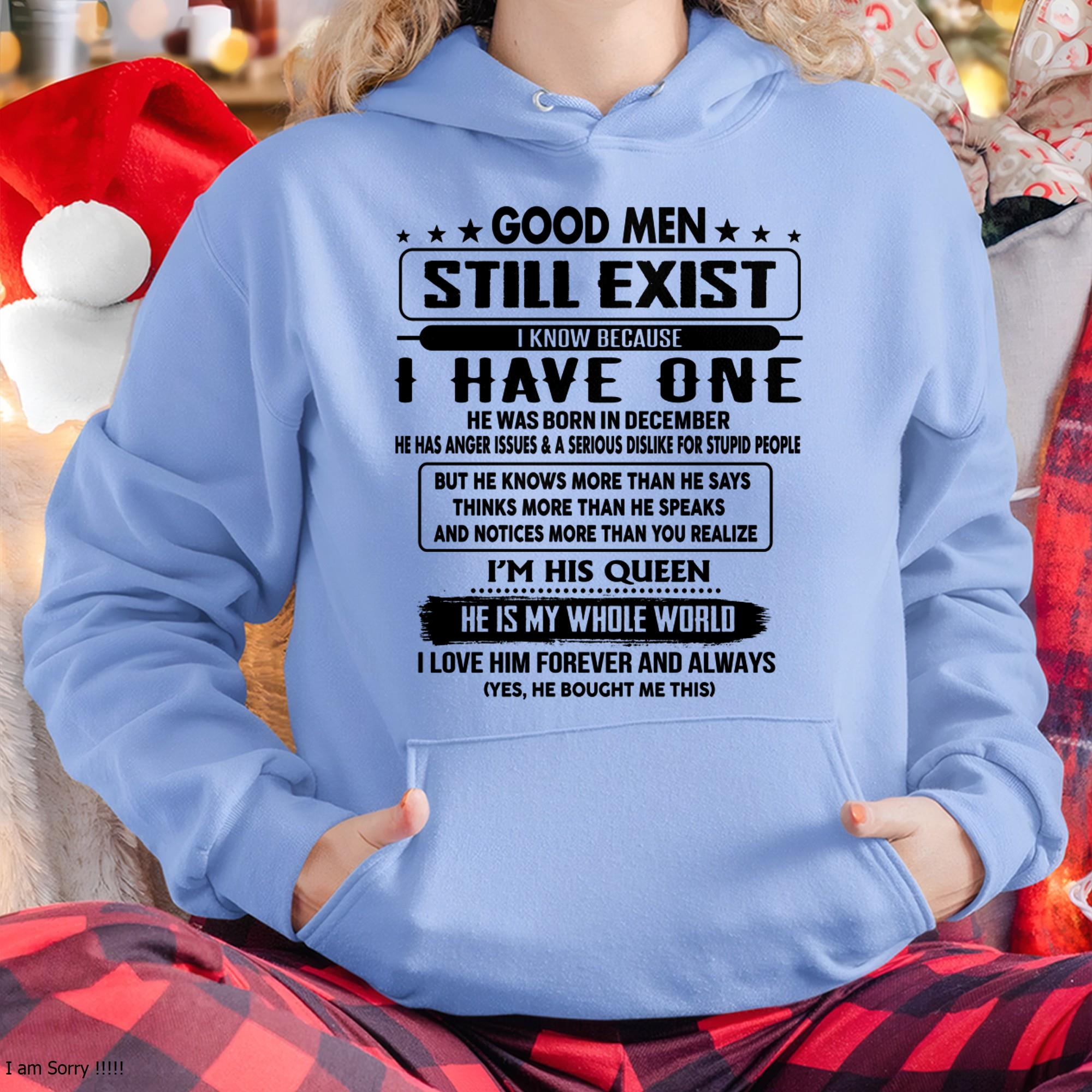 December - Good men Still Exist - gift for your girlfriend, wife from Husband - NGHL12 (SKU-GM-12)