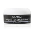 Eminence Hungarian Herbal Mud Treatment jar, black lid and clear cream label