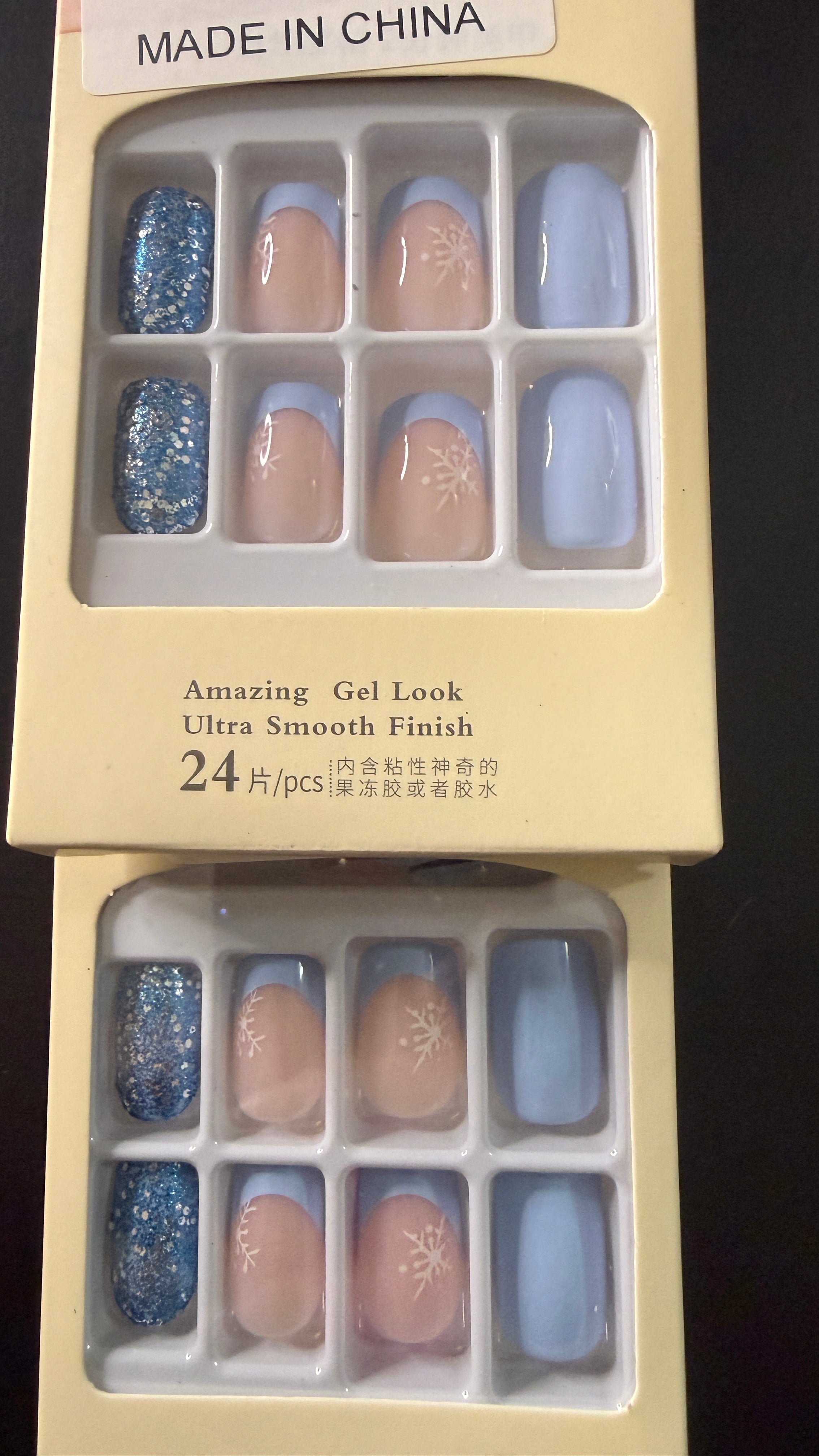 GEL NAILS - SET OF 24 - FINAL SALE