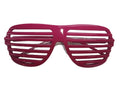 Shutter Shades Dark Pink Aviator Glasses