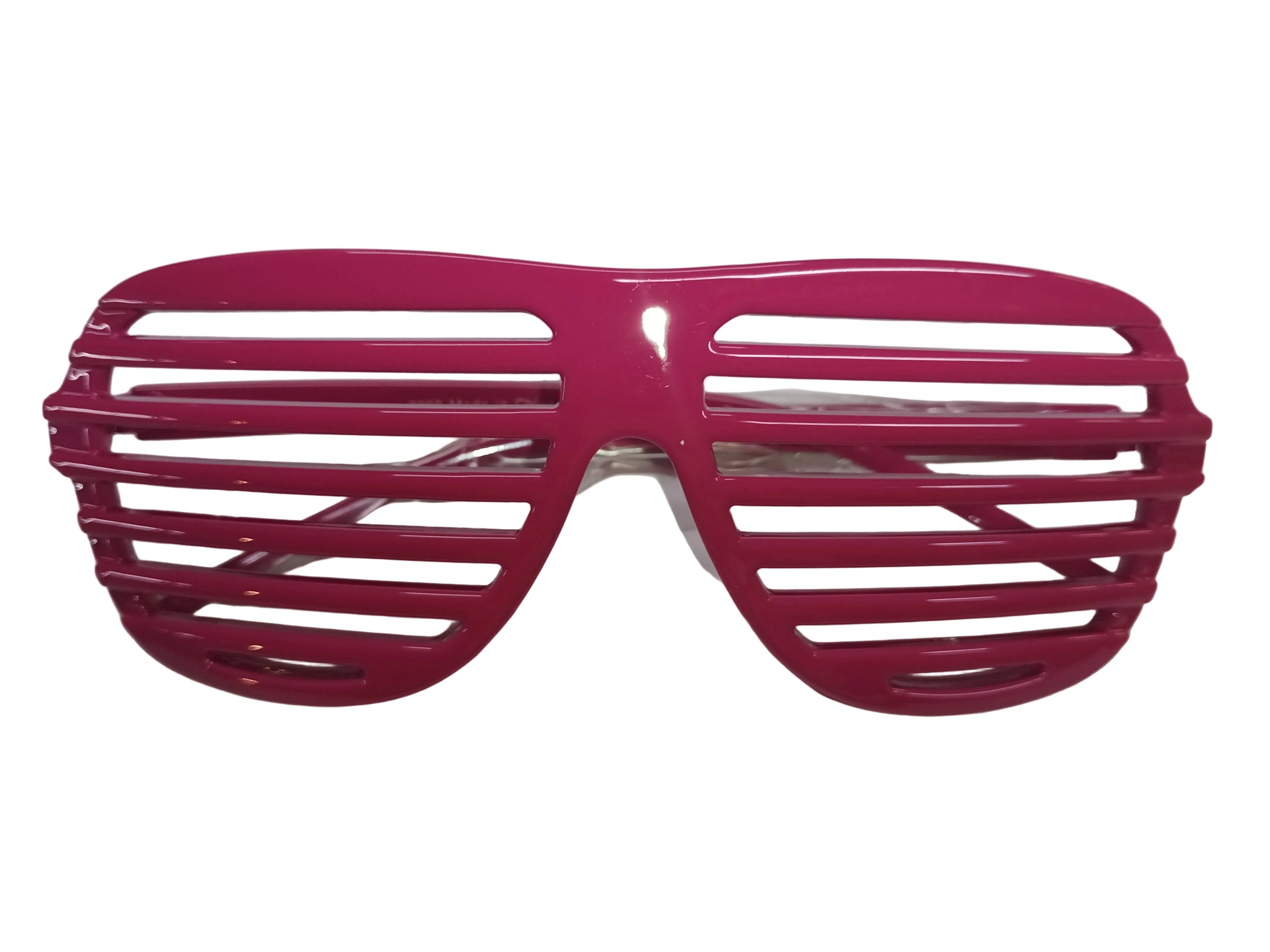 Shutter Shades Dark Pink Aviator Glasses