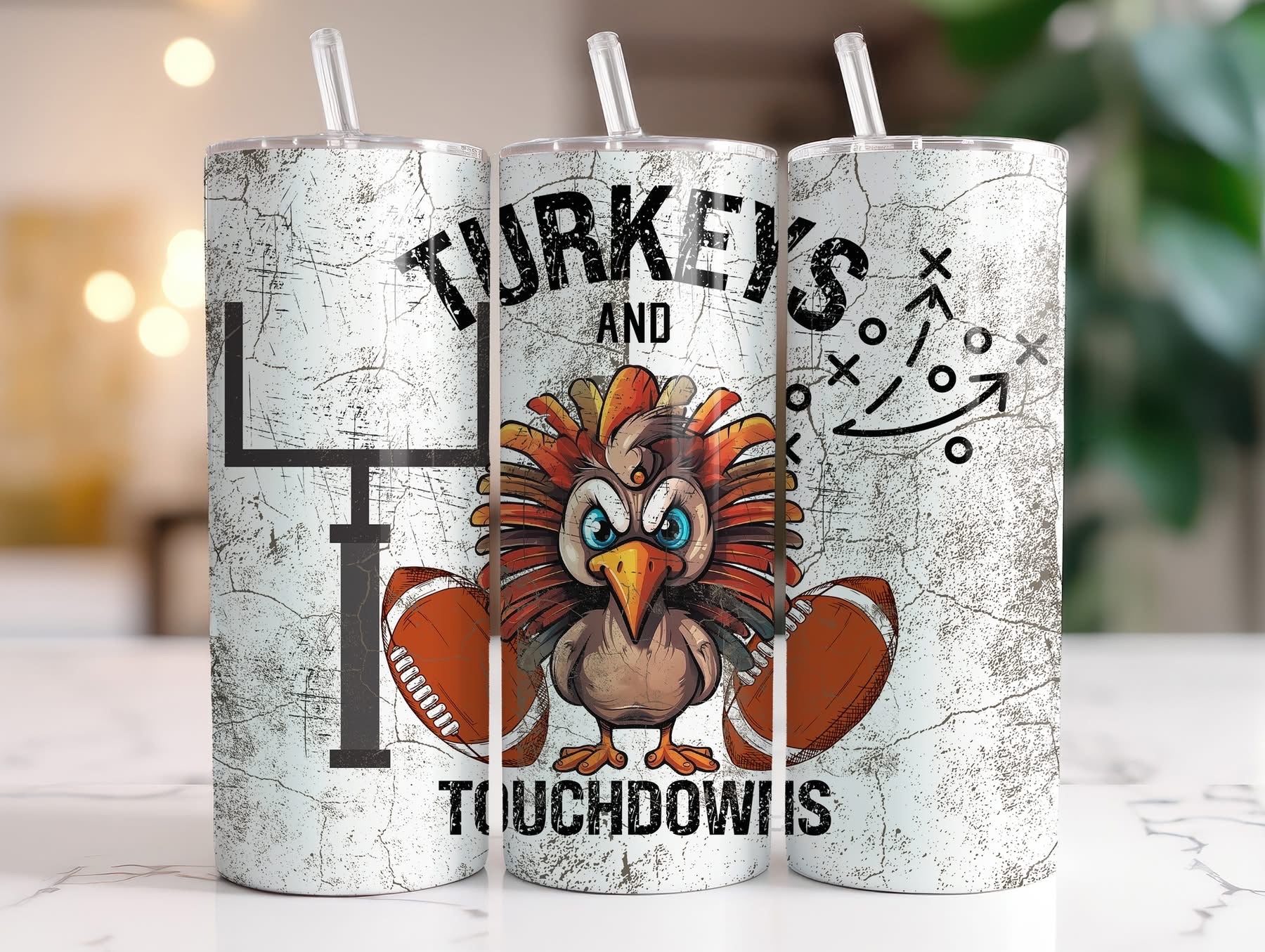 FALL THEMED 20 OZ TUMBLERS - BRAND NEW