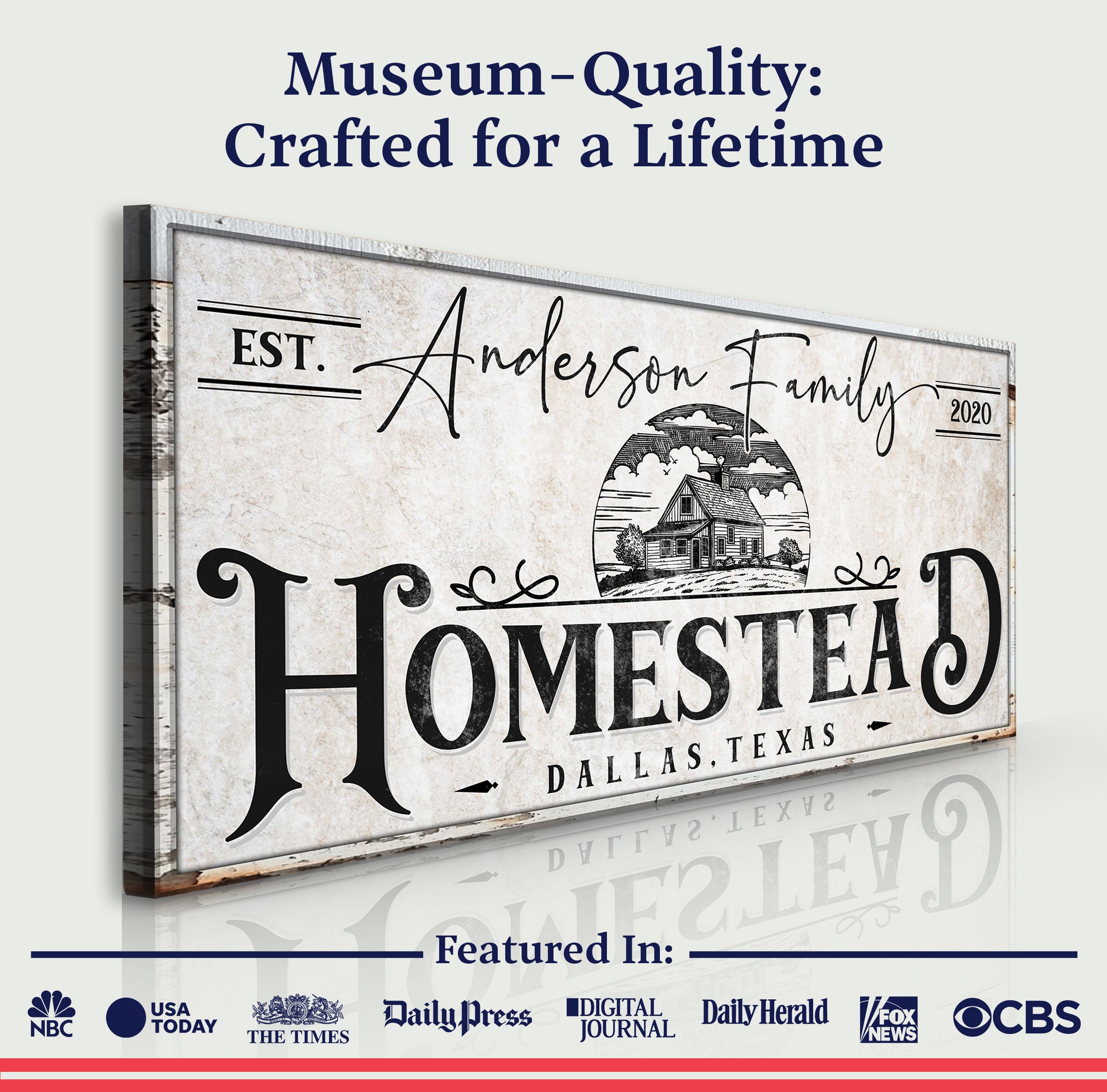 Homestead Sign XII
