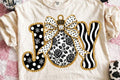 Joy Patterned Graphic Tee