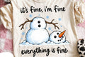 It's Fine Snowman Graphic Tee
