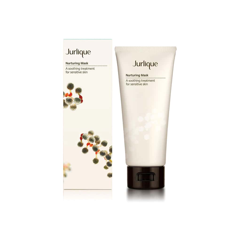 JURLIQUE nurturing mask in white cream tube with black cap, 3.3 oz