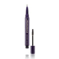 Brow marker gel duo with purple pen and spoolie brush, plus small gel tube