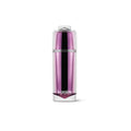 La Prairie elixir bottle, silver cap, purple glass