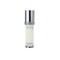 La Prairie White Caviar pearl infusion bottle, silver cap, frosted white container