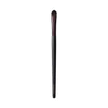 Eye color brush with slim black handle and burgundy ferrule, tapered bristle tip.