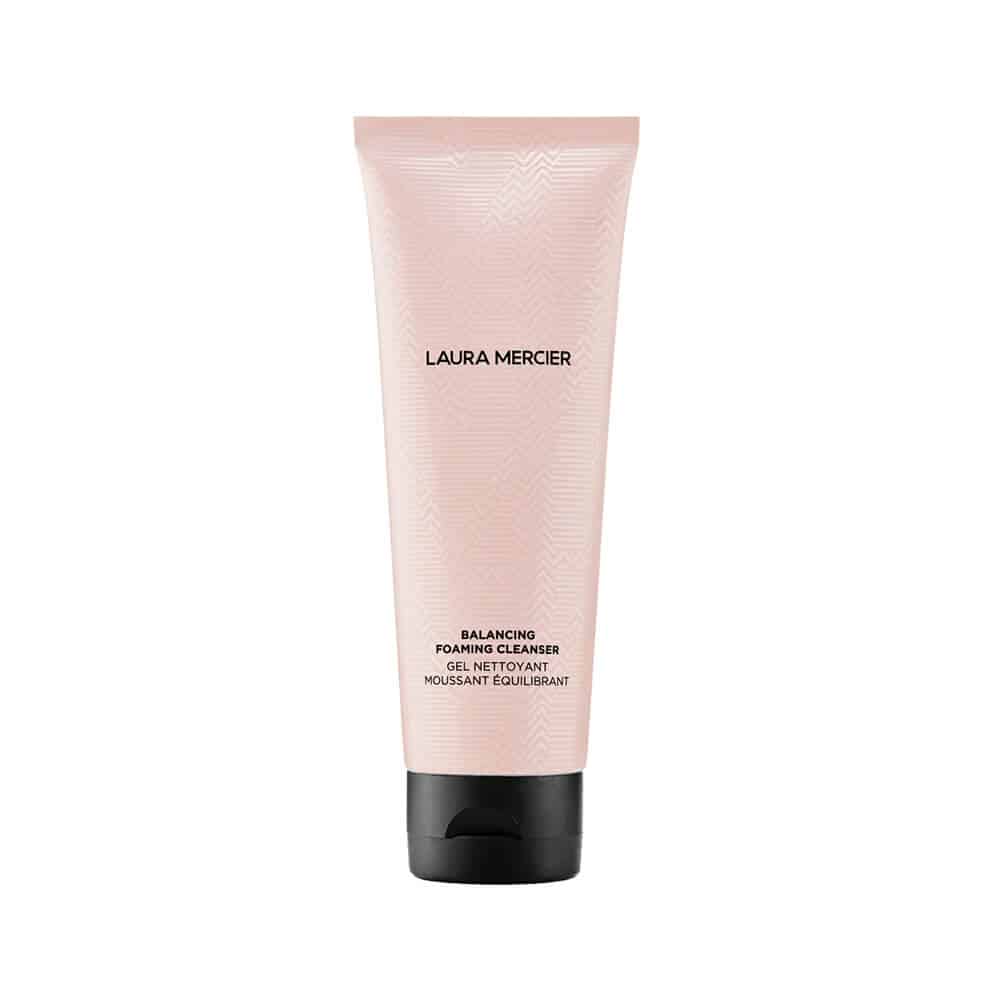 Laura Mercier Foam Cleanser balancing foaming facial cleanser, pink squeeze tube
