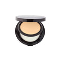 Laura Mercier foundation powder compact with puff, light beige shade pan