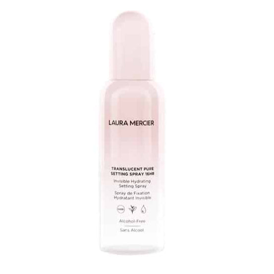 Laura Mercier translucent pure setting spray bottle with pump