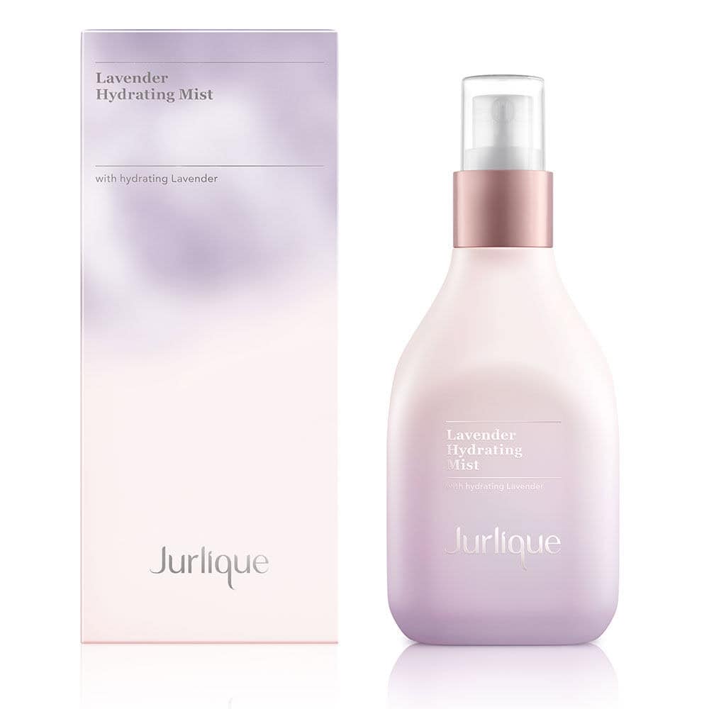 JURLIQUE lavender hydrating mist bottle with pump, plus product box