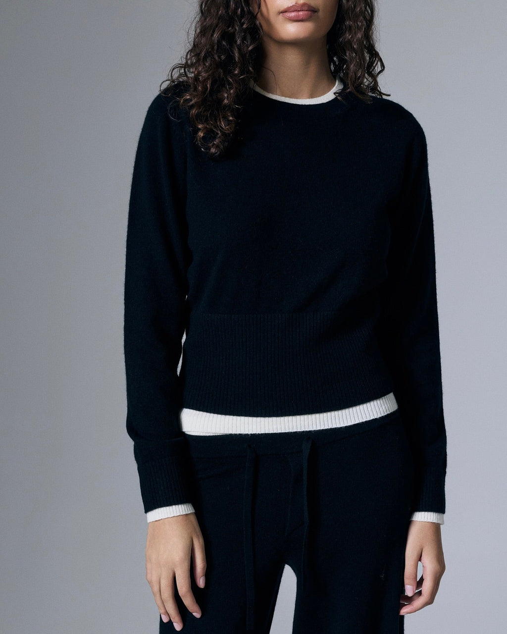 Tove Layered Cashmere Crewneck