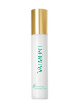 Hydration moisturizing serum in white pump bottle with gold cap and teal Valmont label