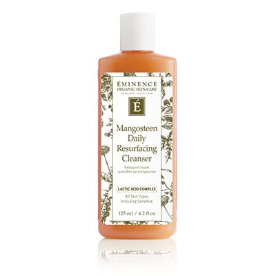 EMINENCE Mangosteen daily resurfacing cleanser, 4.2 oz bottle