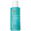 Moroccanoil scalp balancing shampoo bottle, teal with white cap, 2.4 fl oz (70 ml)