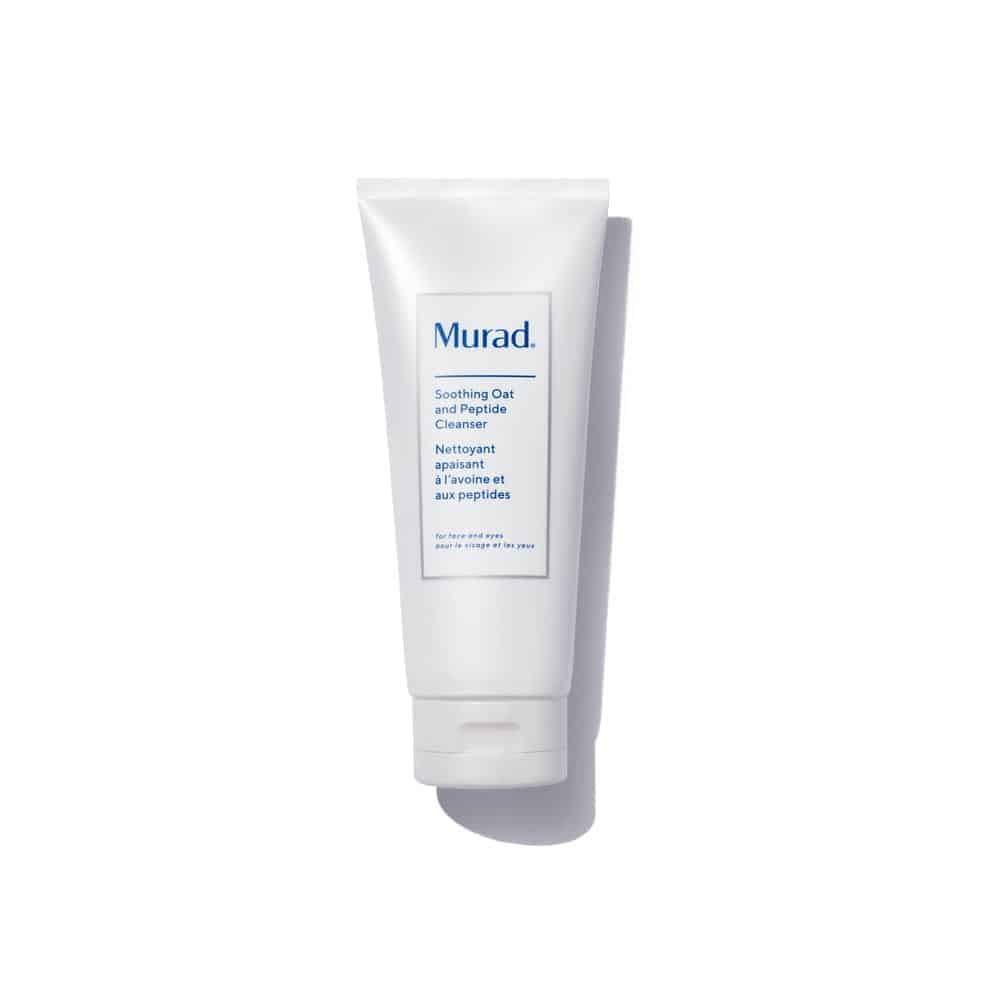 Murad cleanser tube, white squeeze bottle with label