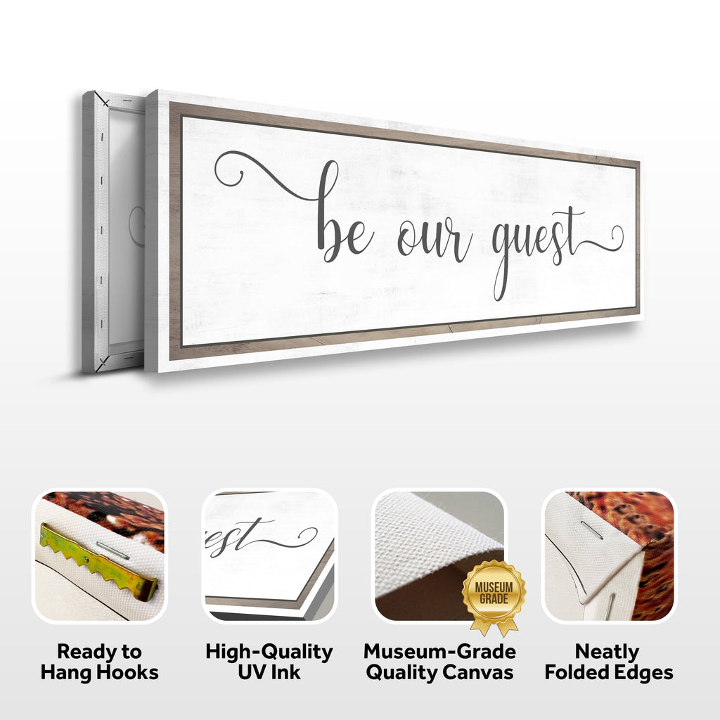Be Our Guest Sign