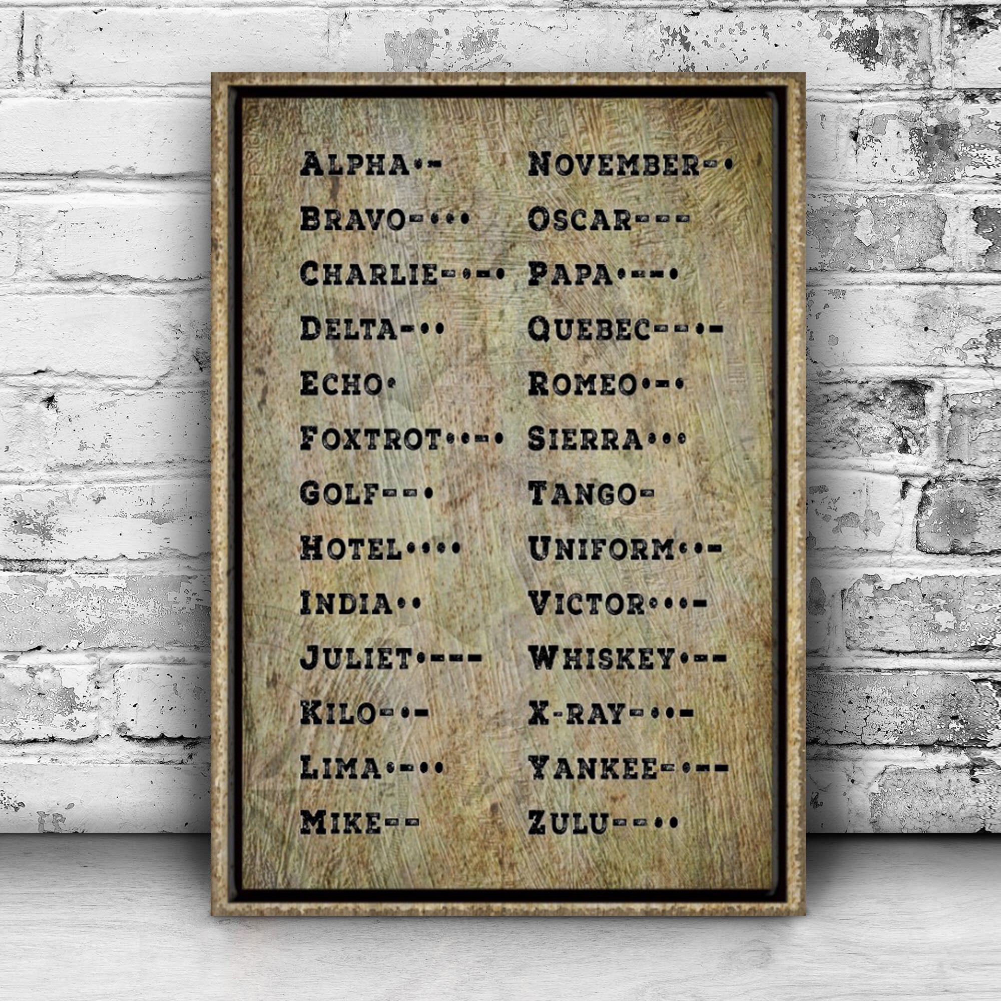 Morse Code Sign