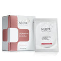 Neova peel pads set: pink-and-white box and single pre-dosed pad pouch