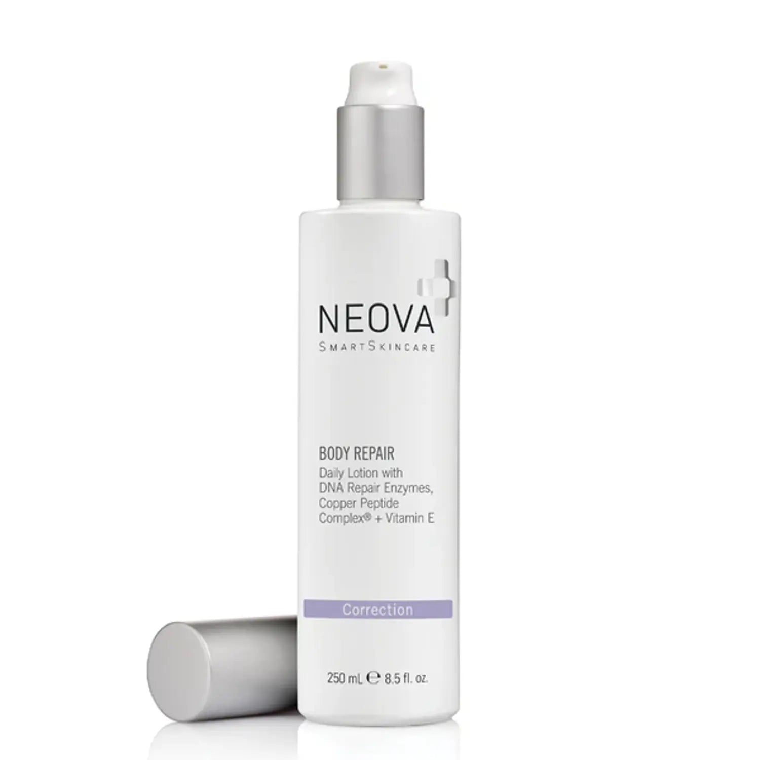 Neova Body Repair body lotion bottle, 8.5 fl oz, pump top