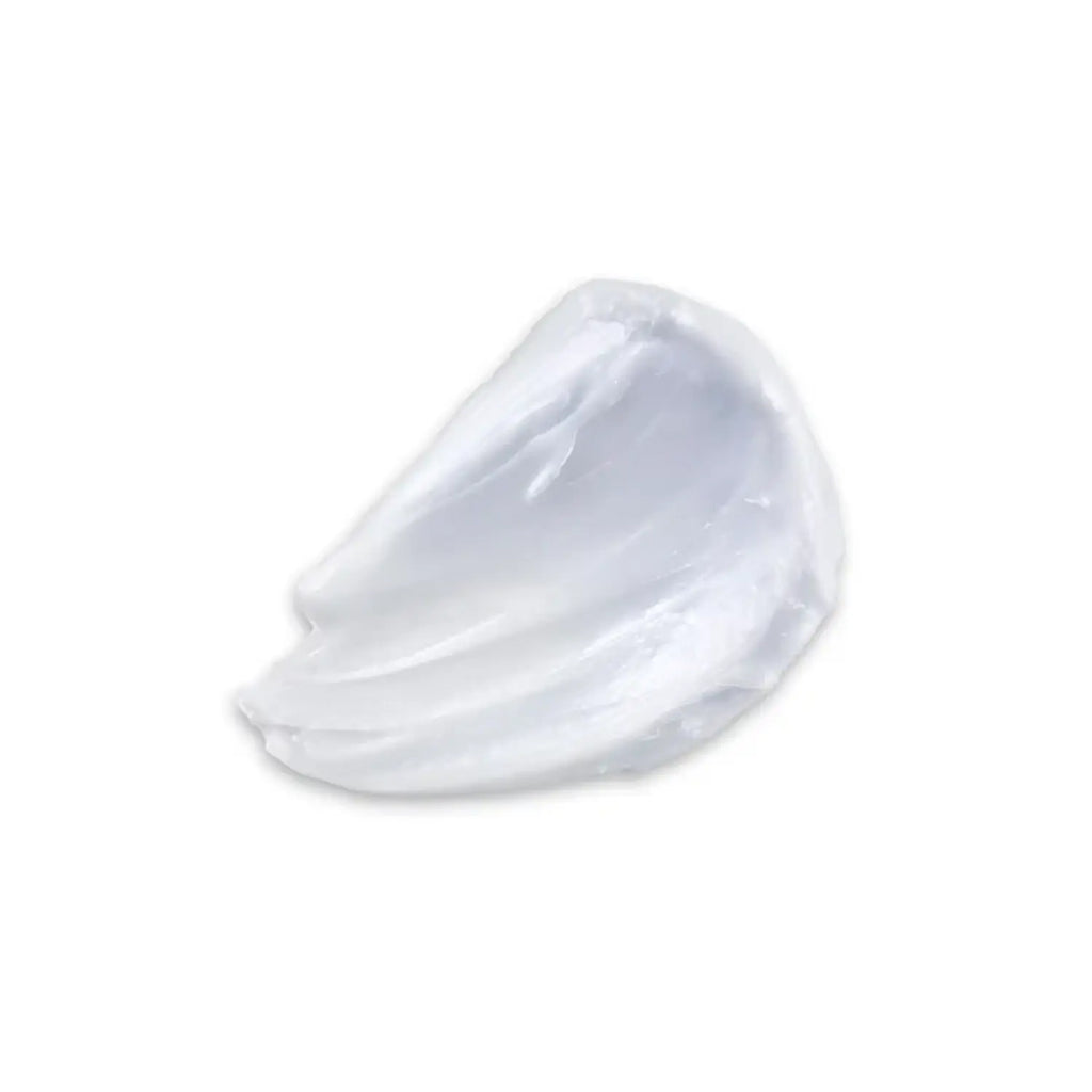 Cream swatch dollop, white gel texture from Neova CU3 tissue repair