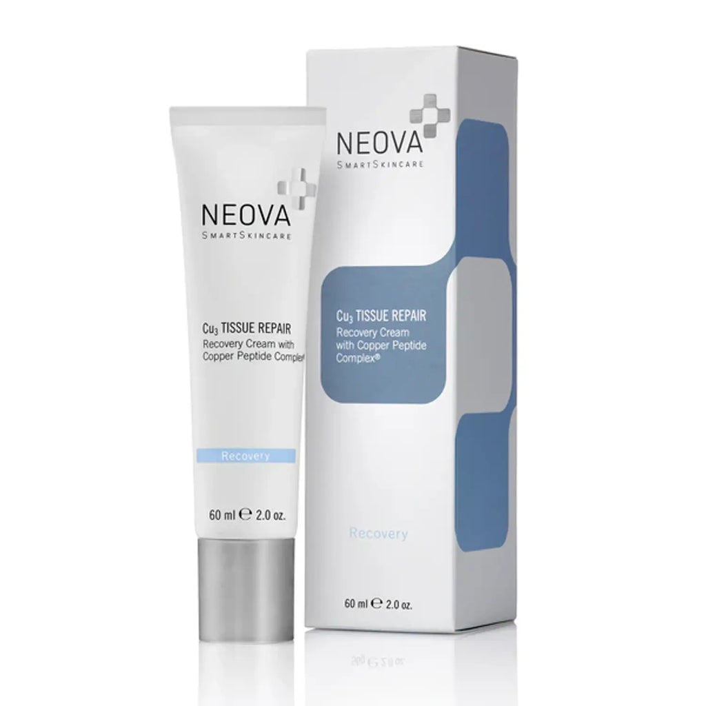 Neova CU3 tissue repair recovery cream tube and boxed set, 2 fl oz