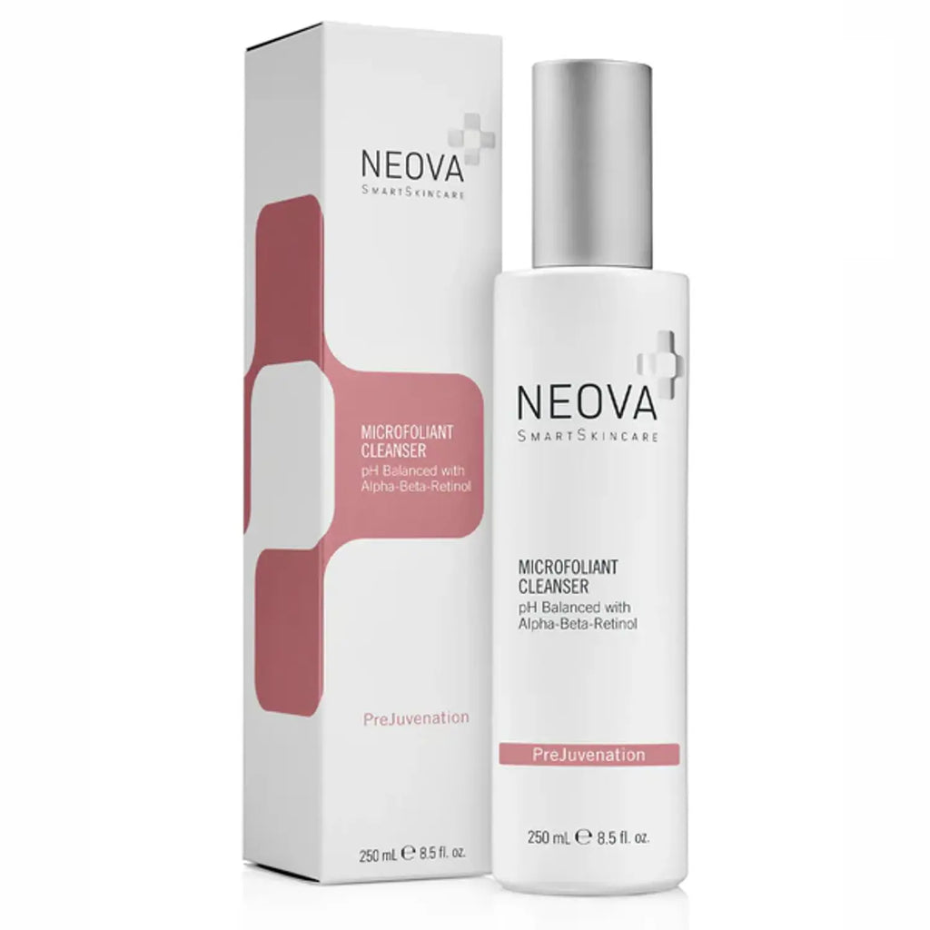 Neova microfoliant cleanser bottle with box, 8.5 oz