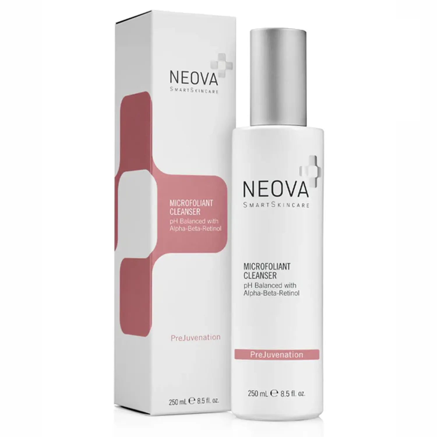 Neova microfoliant cleanser bottle with box, 8.5 oz