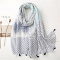 Women Lightweight Colorful Spring Summer Neck Scarf Shawl and Wrap