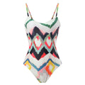 Two Piece Beach Swimsuit Suit Gradient Tie Dye Sheath Dress Swimsuit