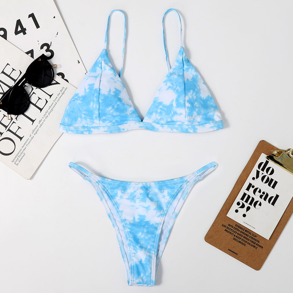 Women Three Point Sexy Bikini Split Swimsuit