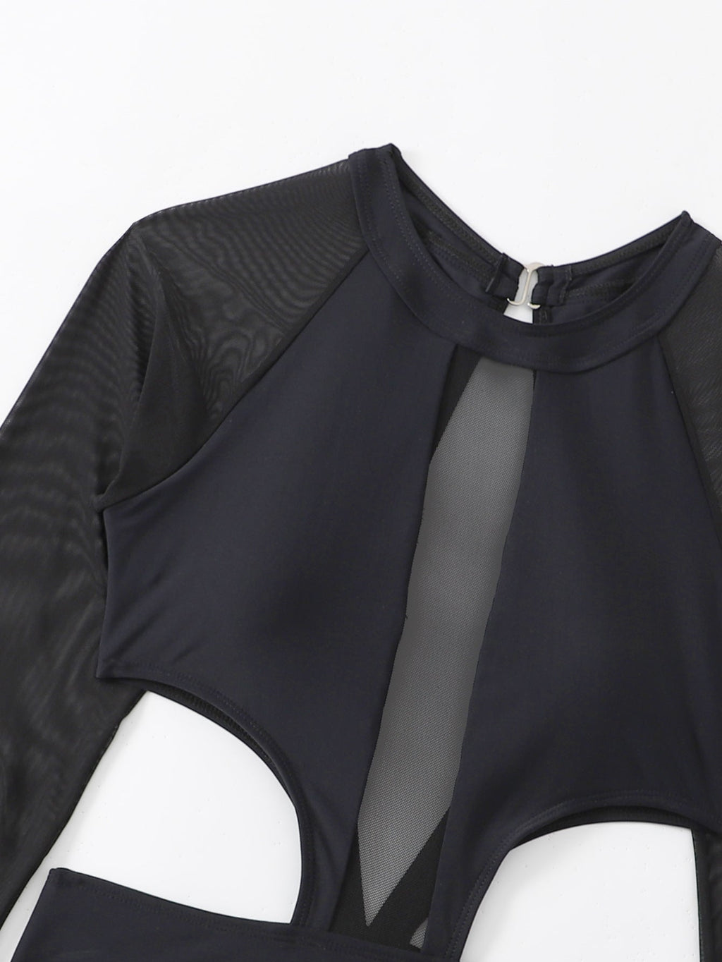 Women Black One Piece Swimsuit