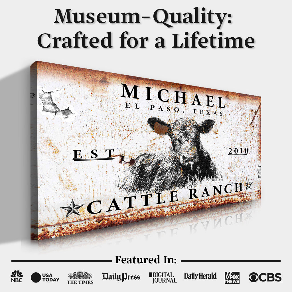 Cattle Ranch Sign
