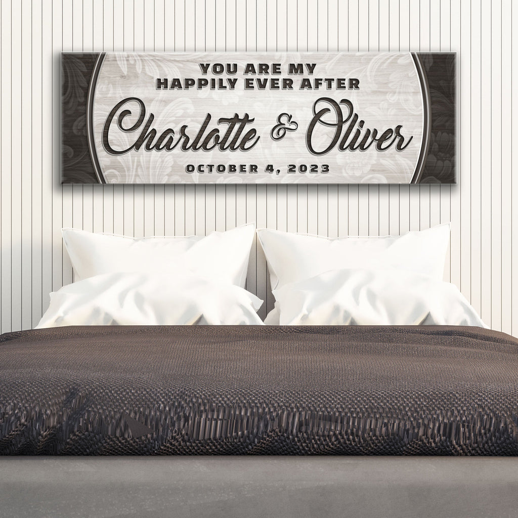 Personalized Happily Ever After Couple Sign III