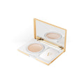 Valmont Perfecting Powder Cream compact with two cream-toned powder pads