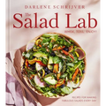 Hardcover salad cookbook with front cover showing a colorful mixed salad bowl