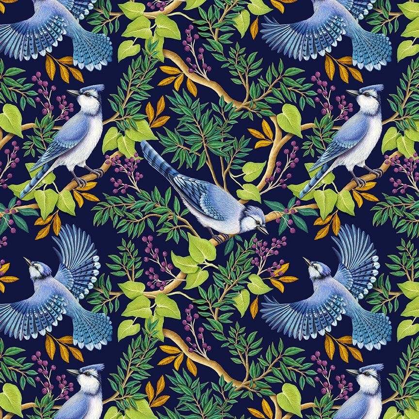 Birds Fit & Flare Dress