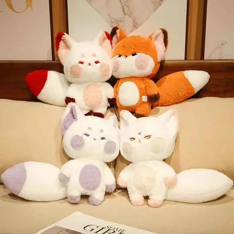 Cute Big-Tailed Fox Plush Toy (23.6/39.4 in) - Soft Stuffed Animal Pillow Gift