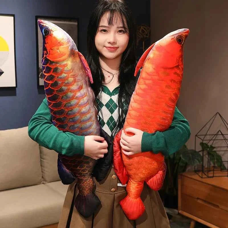 Giant Funny Carp Fish Plush Pillow (11.8-39.4 in) - Soft Simulation Sleep Cushion Gift