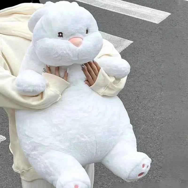 Big Lazy Rabbit Plush Doll (15.7-31.5 in) - Soft White Bunny Sleep Pillow Cushion